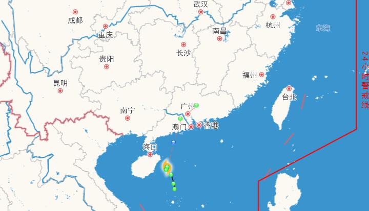 2024海南2号台风消息最新预报 海南继续发布台风四级预警