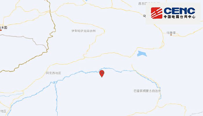 7月12日新疆地震最新消息：巴音郭楞州尉犁县发生3.2级地震