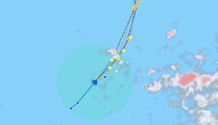 7号台风路径实时发布系统安比 强度将逐渐增强