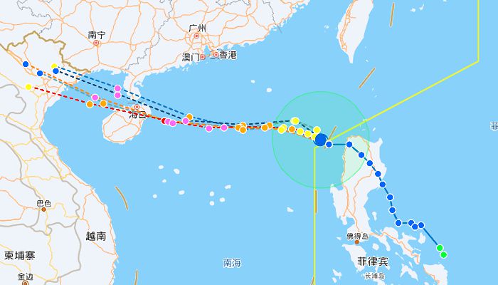 台风最新消息动态 11号台风“摩羯”将给菲律宾带来强风雨天气