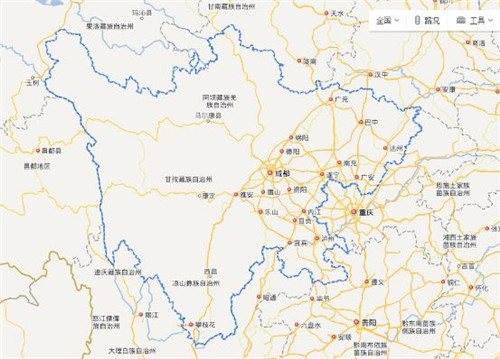 四川省有多少平方公里图片