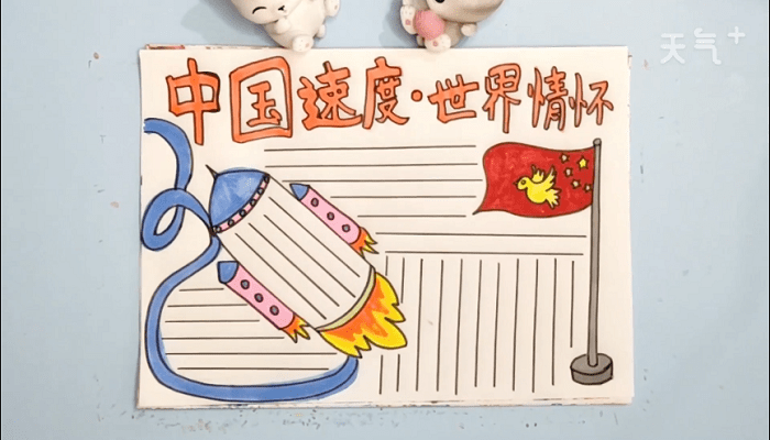 中国速度手抄报中国速度画报