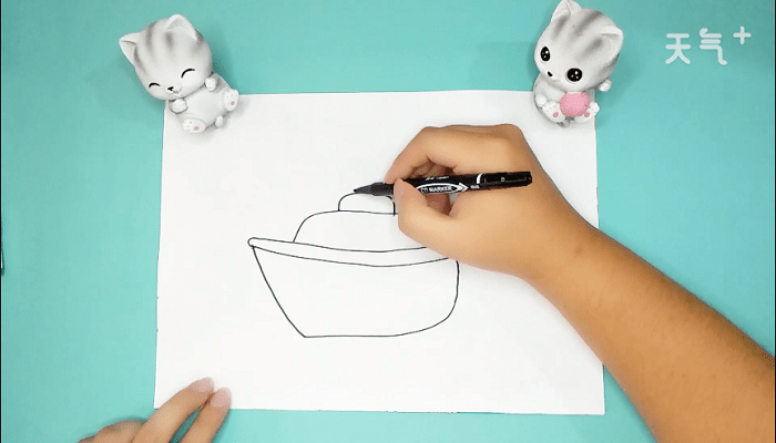 儿童画船的简笔画 儿童画船的画报