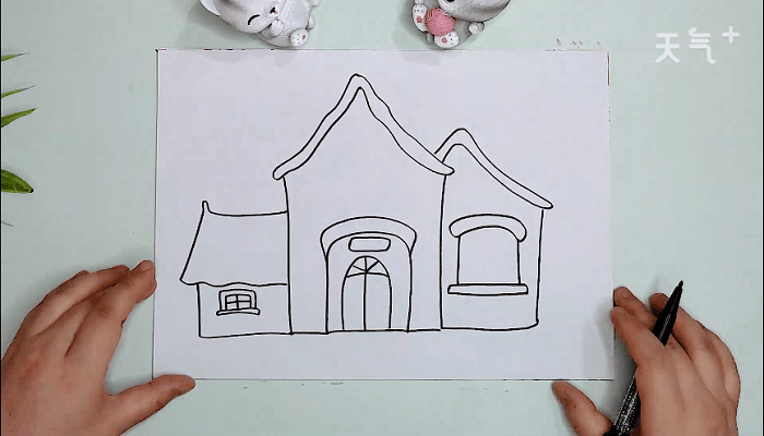 圣诞房子简笔画圣诞房子简笔画怎么画