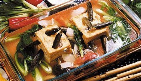 鰍魚鉆豆腐