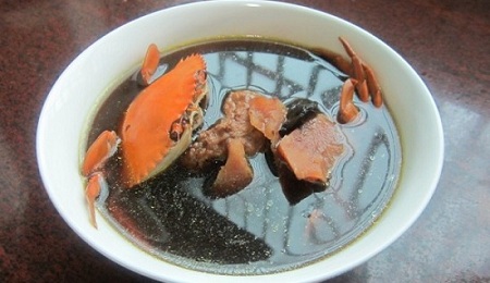 生地水蟹汤