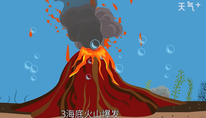 火山海啸指火山津浪,火山津波,是由海底或滨岸火山喷发引起的.