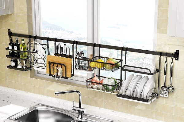 厨房窗台置物架怎么样厨房窗台收纳架好用吗