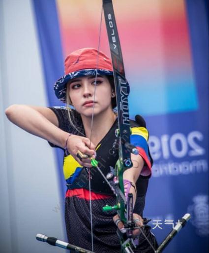 美女射箭冠军火了五官精致击败多国对手
