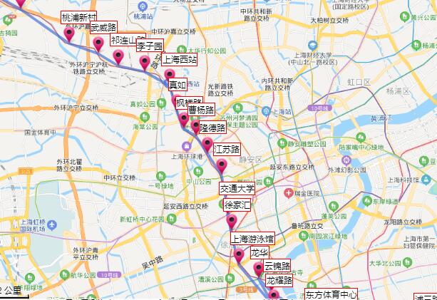 上海轨道11号线线路图图片