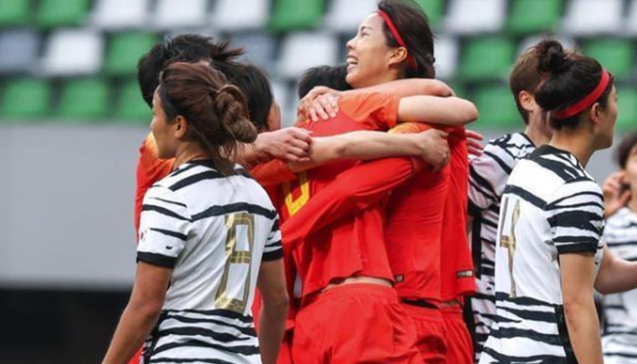 中国女子三大球全部打进奥运会 中国女足战胜韩国，中国女子三大球全部打进奥运会