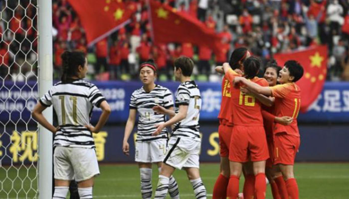 中国女子三大球全部打进奥运会 中国女足战胜韩国，中国女子三大球全部打进奥运会