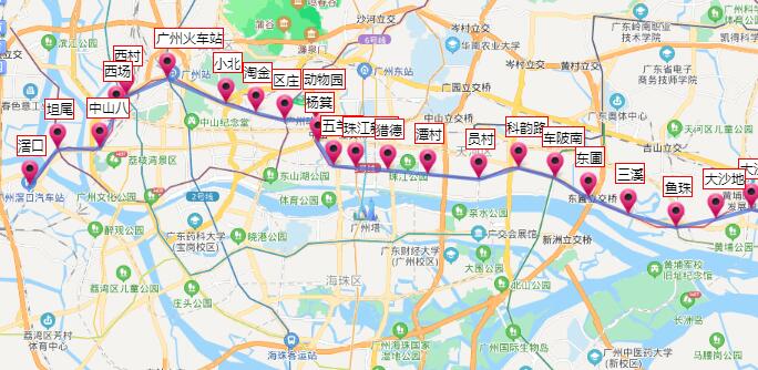  2021广州地铁5号线路图 广州地铁5号线站点图及运营时间表