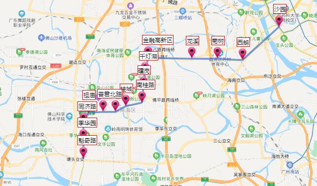  2021广州广佛地铁线路图 广佛地铁线站点图及运营时间表