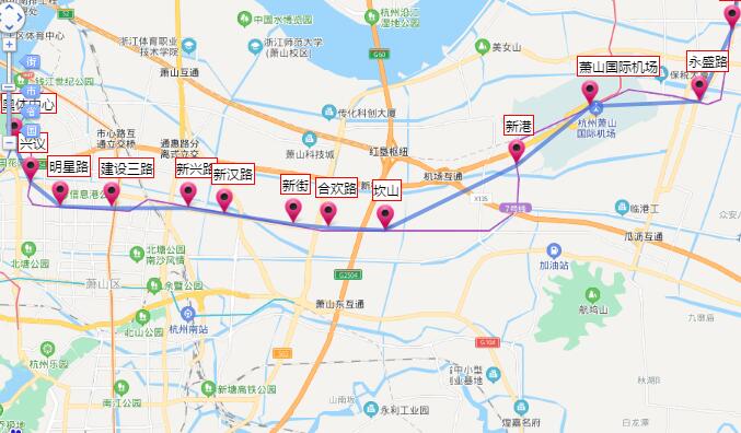 2021杭州地铁7号线路图 杭州地铁7号线站点图及运营时间