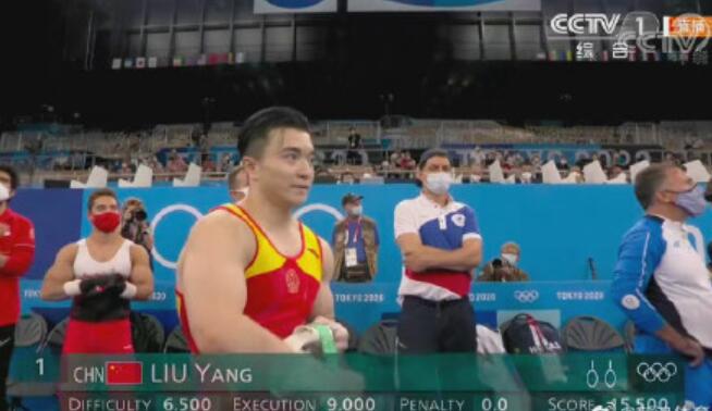 刘洋获男子吊环金牌 刘洋为中国队夺得第26金