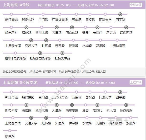 2021年上海地鐵線路圖高清版 上海地鐵圖2021最新版