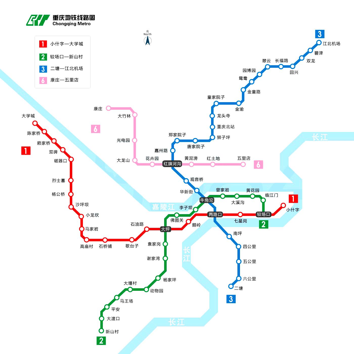 重庆轨道交通线路图（2023 / 2019） - 知乎