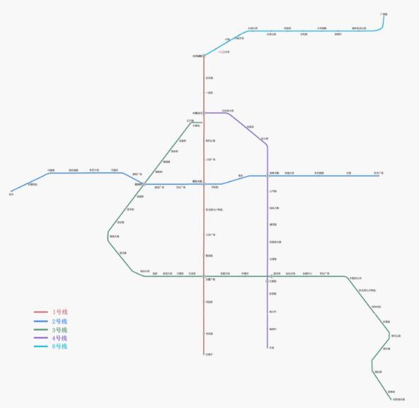 2021年长春地铁线路图高清版 长春地铁图2021最新版