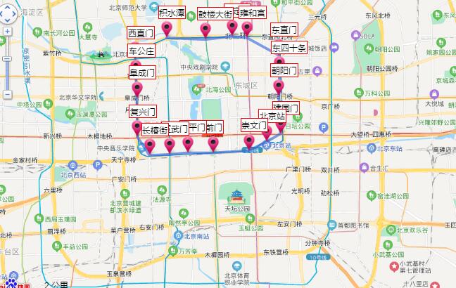 2021北京地铁2号线线路图 北京地铁2号线站点图及运营时间表