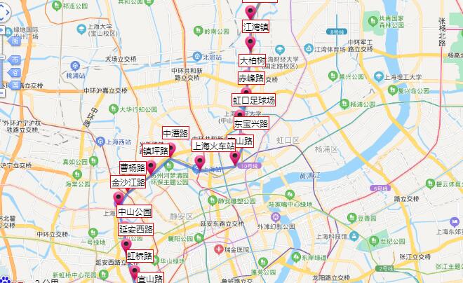  2021上海地铁3号线路图 上海地铁3号线站点图及运营时间表