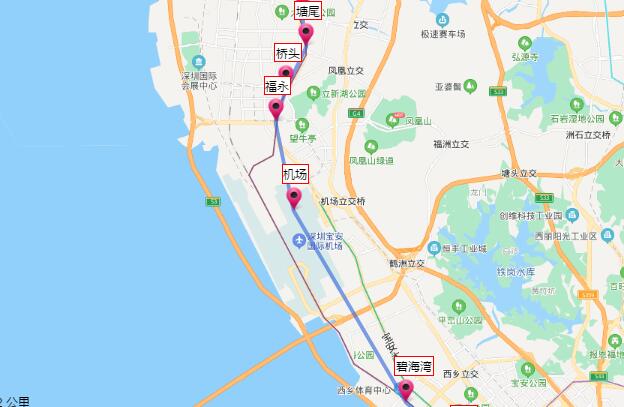 2021深圳地铁11号线路图 深圳地铁11号线站点图及运营时间表