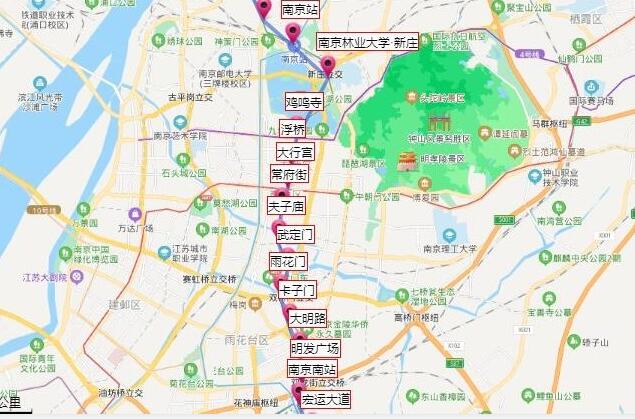 2021南京地铁2号线路图 南京地铁2号线站点图及运营时间表