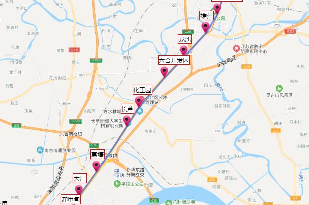 2021南京地铁S8号线路图 南京地铁S8号线站点图及运营时间