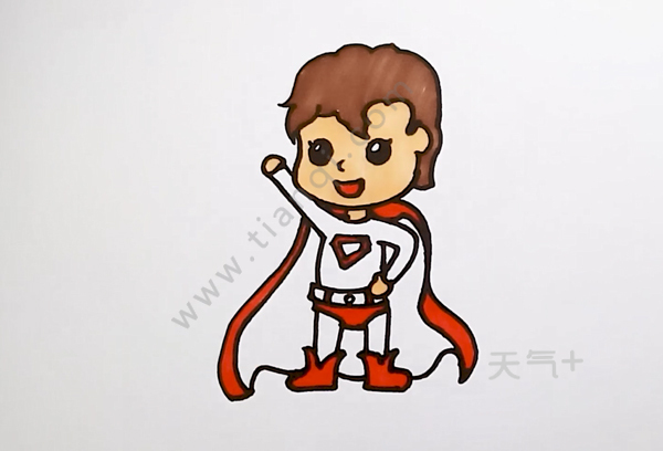 超人怎么画简笔画 超人简单画法