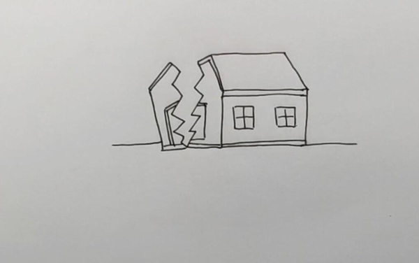 地震怎么画简笔画简单图片