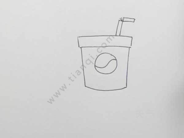 简单的可乐怎么画 一杯可乐简笔画