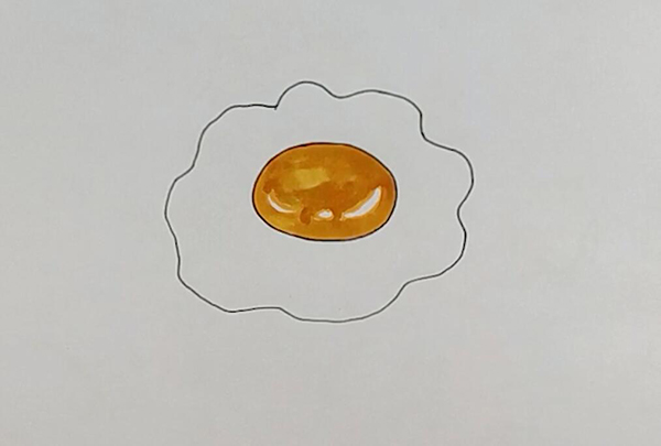 清明节鸡蛋简笔图片