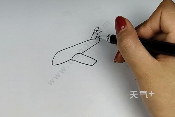 如何简单画飞机 tqjia