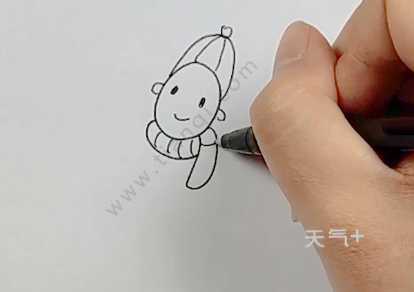 放鞭炮的小孩儿简笔画 儿童放鞭炮的图画