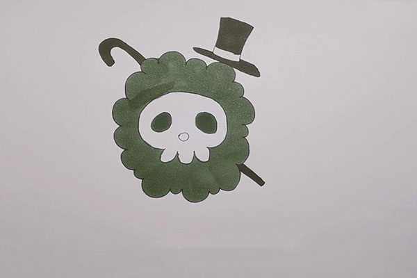 骷髅的简单画法怎么画骷髅