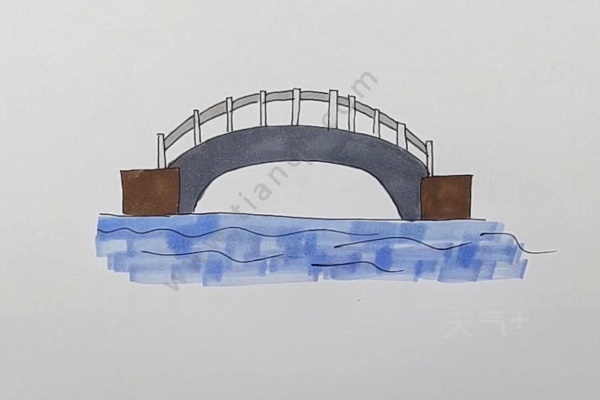 桥的简单画法桥怎么画简单又漂亮