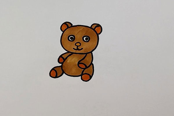 毛绒玩具的画法如何画毛绒玩具