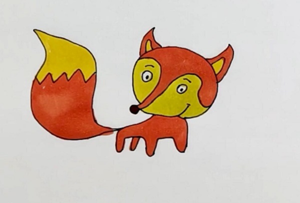 狐狸简笔画怎么画