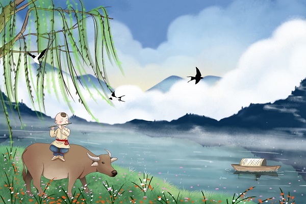 所见袁枚古诗带拼音所见古诗拼音全文