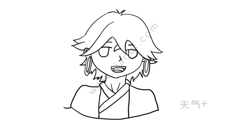 赤牙简笔画教程