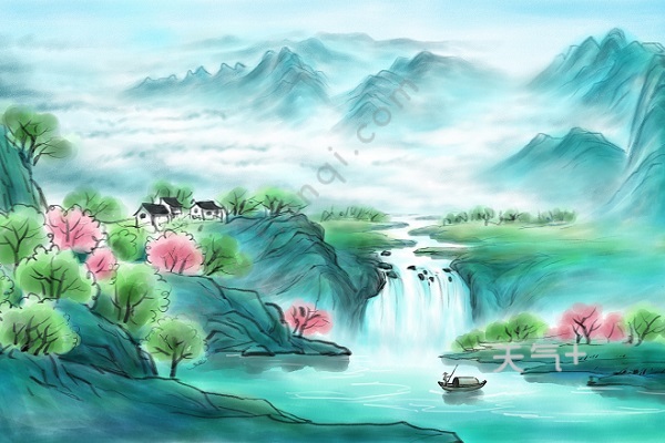 山中杂诗吴均赏析 山中杂诗古诗讲解