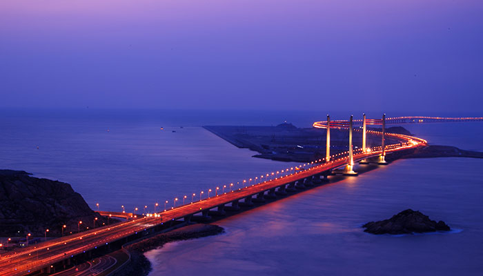 东海大桥全景图片图片
