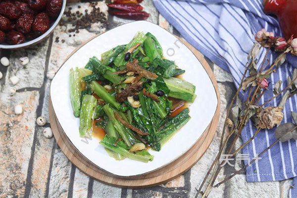 豆豉鯪魚油麥菜的做法 豆豉鯪魚油麥菜怎麼做