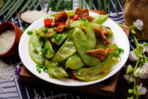 刀豆怎么炒刀豆炒肉片的做法