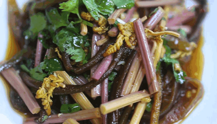 蕨菜拌什么好吃 蕨菜拌海茸丝的做法