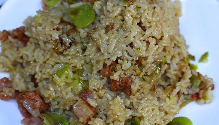 蚕豆焖饭的做法电饭煲怎么焖饭