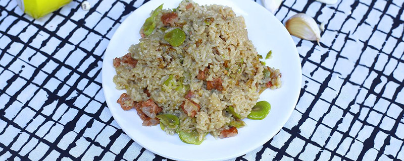 蠶豆燜飯的做法電飯煲怎麼燜飯