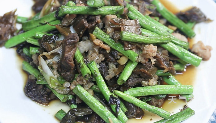 豆角炒肉末家常做法 tqjia