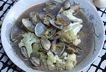 花蛤菜花汤的做法 花蛤怎么吃