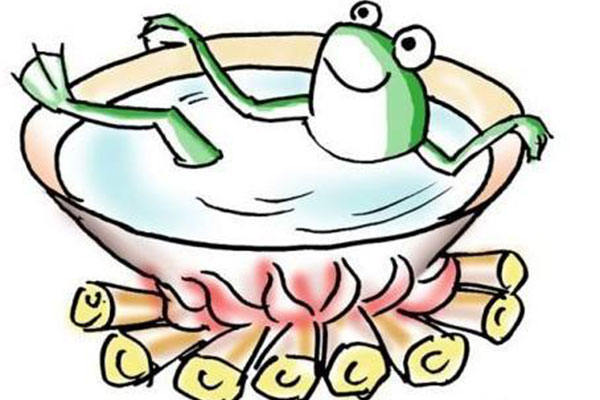 比喻温水煮青蛙的图片图片